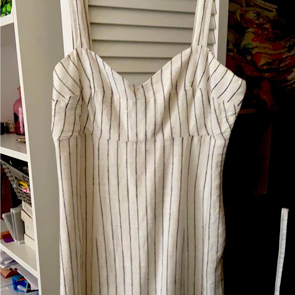 Forever 21 dress, small, black and white stripes